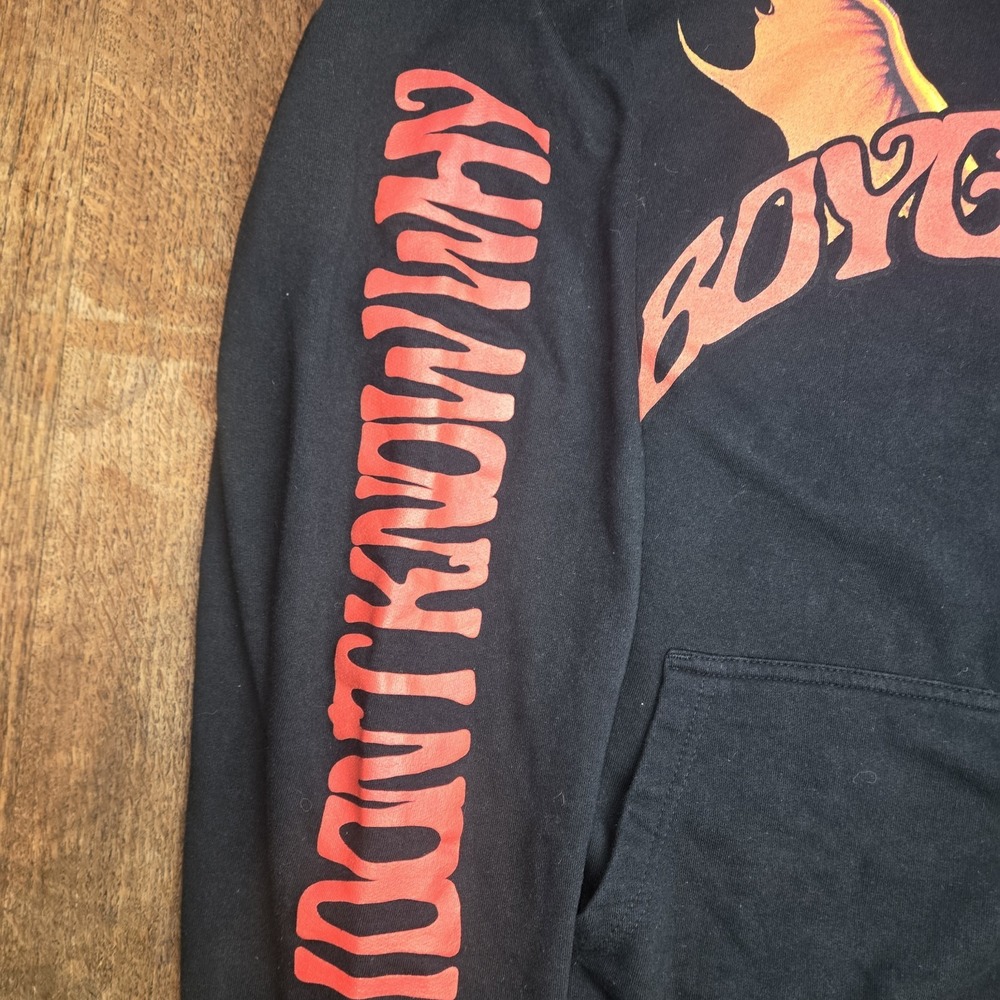 Boy Genius Band Hoodie Sz 2xl Demon Hell Scene Double Sided Pullover Sweatshirt - Picture 2 of 7